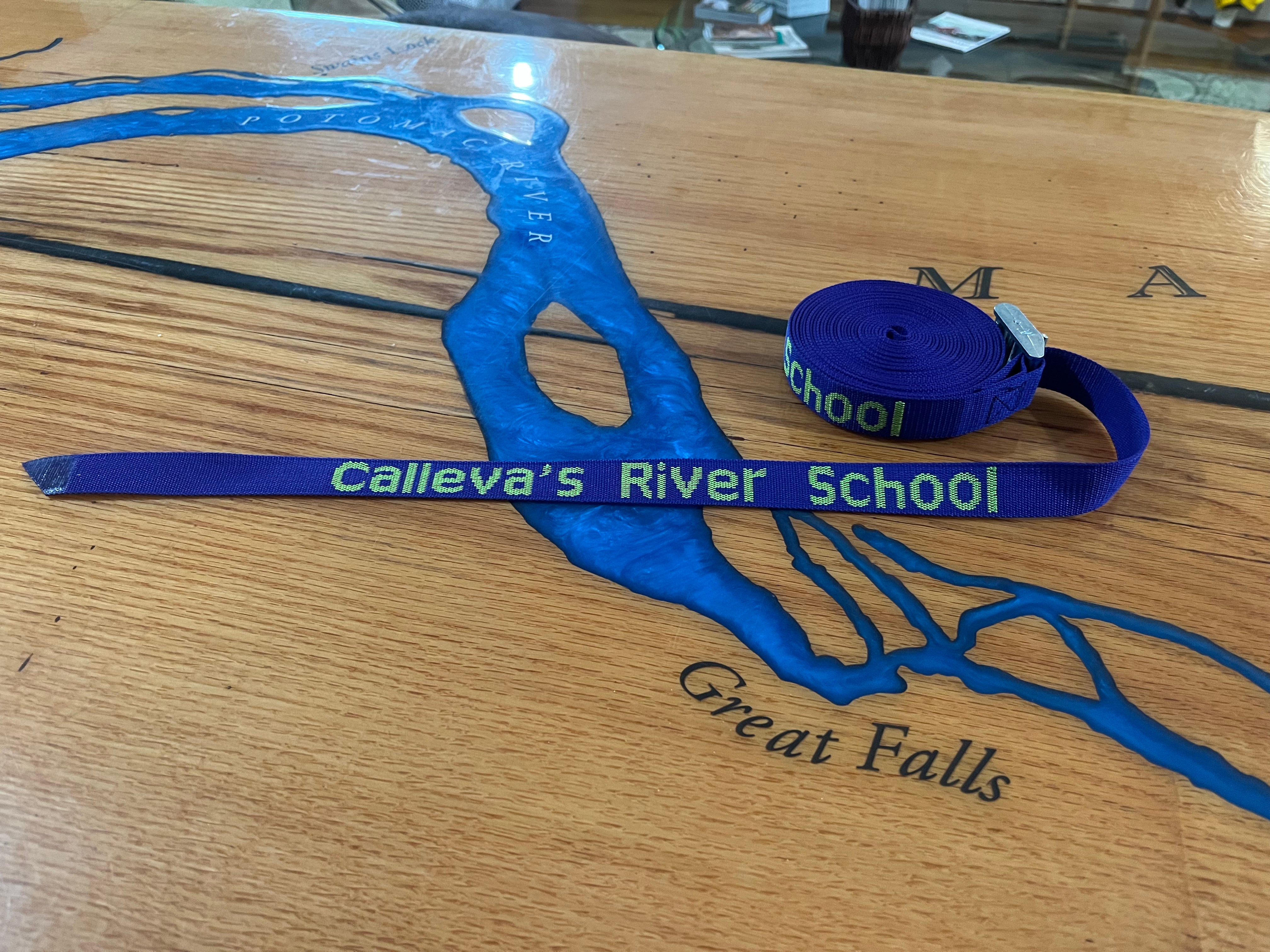 Custom Calleva's River School Cam Straps